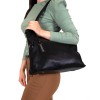 Дамска чанта ENZO NORI модел CHARLOTTA естествена кожа черен