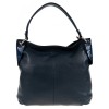 Елегантна дамска чанта тип торба PAULA VENTI модел YAZMIN естествена кожа цвят тъмно син