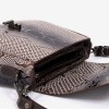 Дамска чанта ENZO NORI модел LUISE естествена кожа кафяв принт
