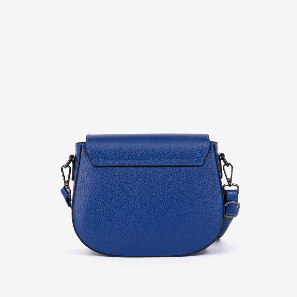 Дамска чанта ENZO NORI модел LUISE естествена кожа син