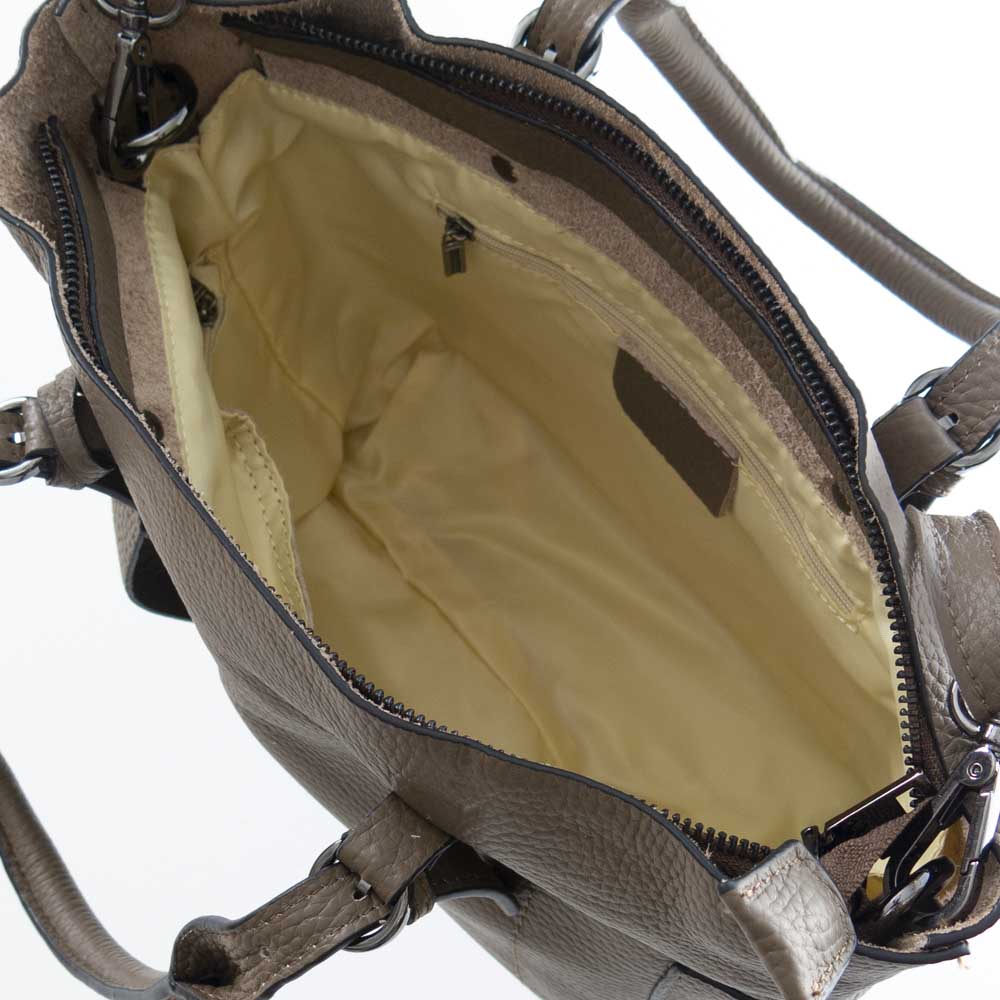 Дамска чанта ENZO NORI модел NICO естествена кожа светло кафяв