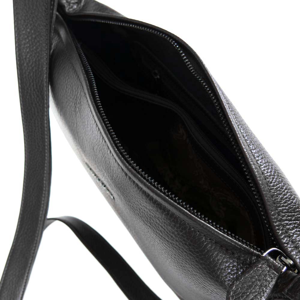 Дамска чанта ENZO NORI модел REYNA естествена кожа черен
