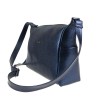 Дамска чанта ENZO NORI модел REYNA естествена кожа перлено син