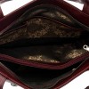 Дамска чанта ENZO NORI модел FELISA естествена кожа бордо