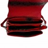 Дамска чанта ENZO NORI модел ROMINA естествена кожа червен лак