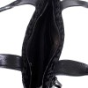 Дамска чанта ENZO NORI модел ALLEGRA естествена кожа тъмна палитра