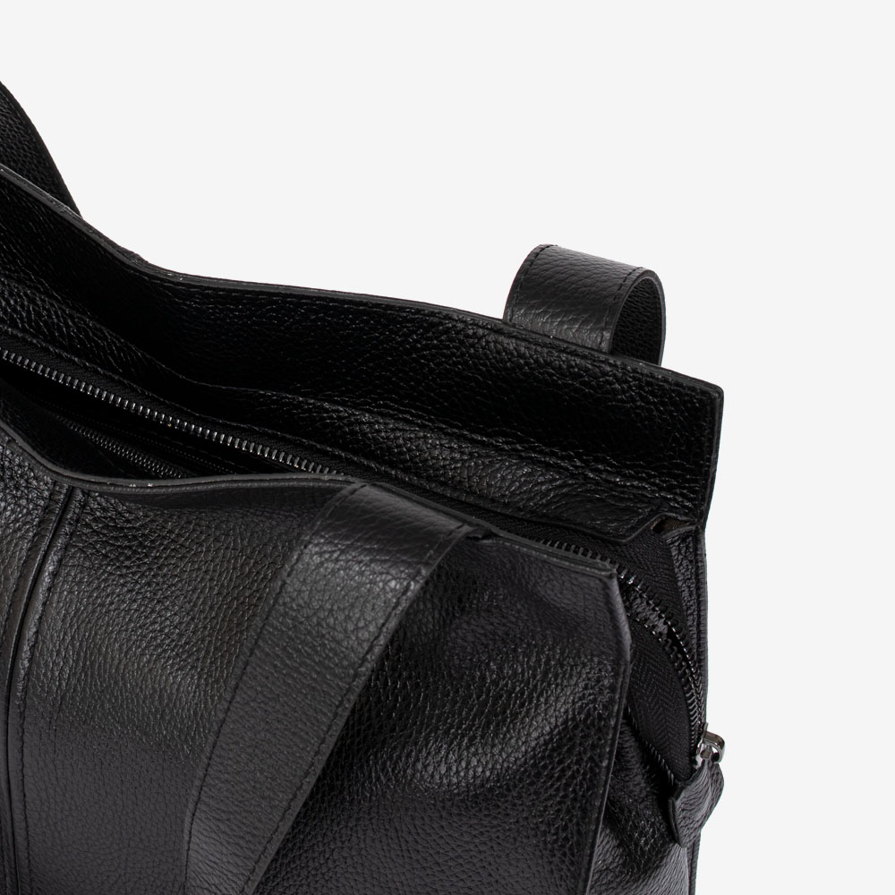 Дамска чанта ENZO NORI модел DREAM естествена кожа черен