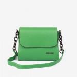 Дамска чанта ENZO NORI модел DANA естествена кожа зелен
