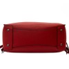 Стилна дамска чанта от естествена фина напа кожа ENZO NORI модел ALANA цвят червен