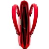 Дамска чанта ENZO NORI модел MILANA естествена кожа червен