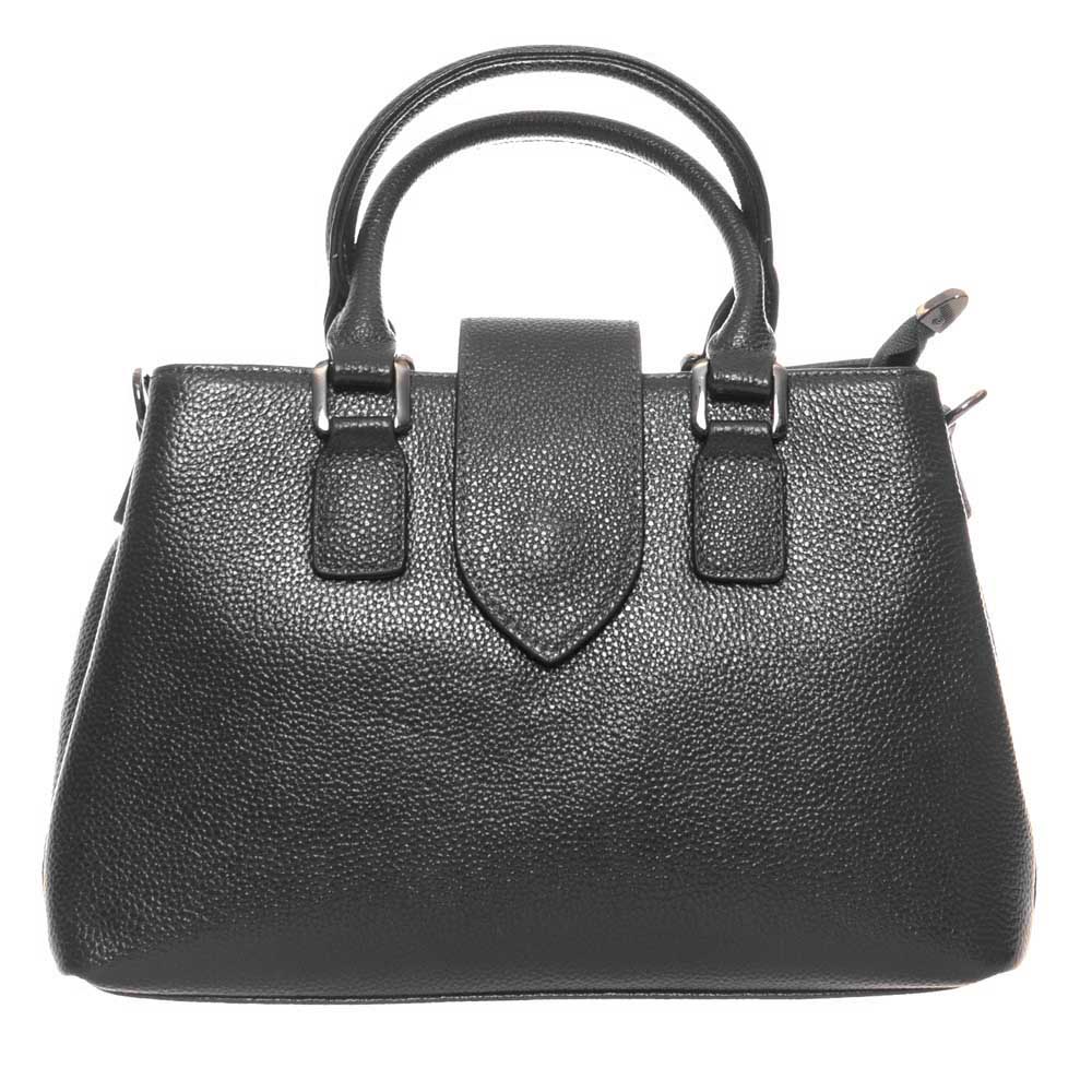 Дамска чанта ENZO NORI модел SADE естествена кожа черен