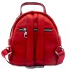 Стилна малка дамска раница и чанта 2 в 1 ENZO NORI от естествена кожа модел DALE цвят червен