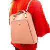 Дамска чанта от естествена кожа ENZO NORI розов