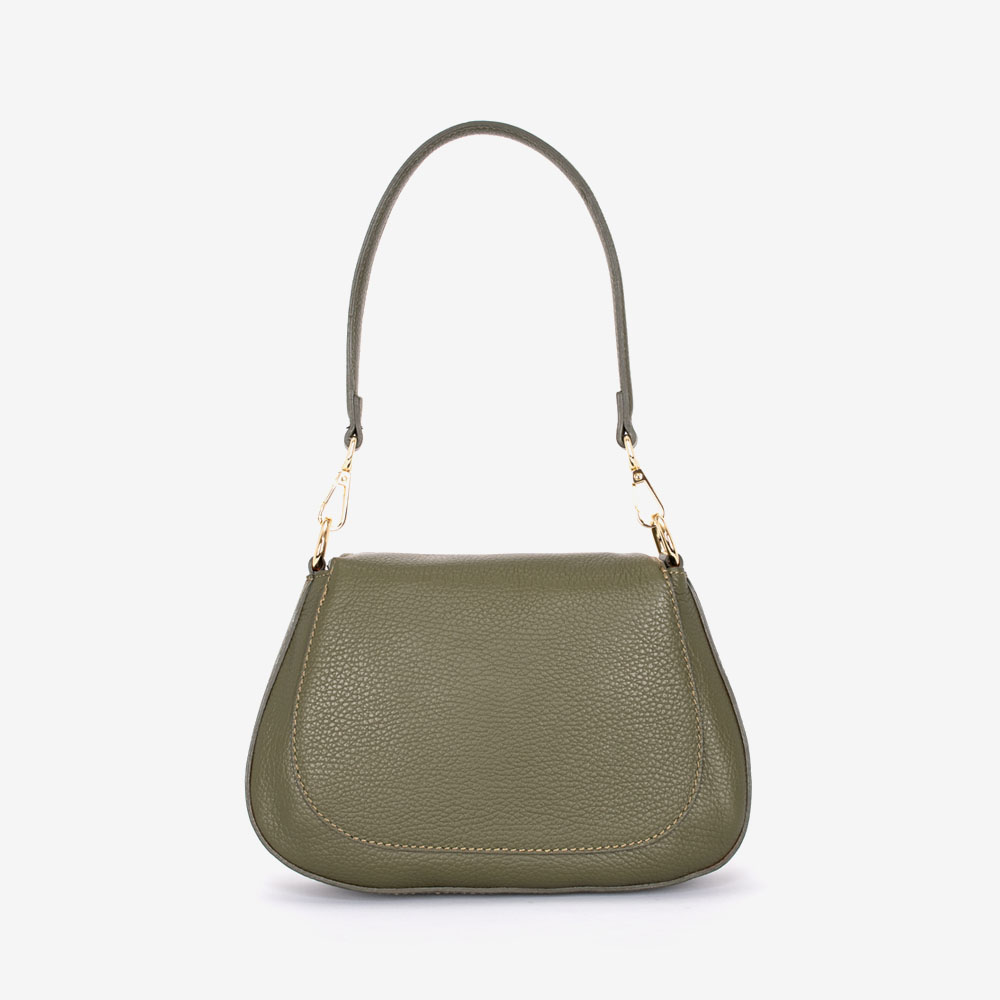 Дамска чанта модел NANCY италианска естествена кожа зелен