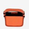 Малка дамска чанта модел DONA италианска естествена кожа оранжев