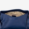 Дамска чанта модел WINONA италианска естествена кожа тъмно син