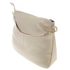 Дамска чанта тип торба от италианска естествена кожа модел ZOYA цвят екрю