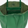 Дамска чанта модел SHELBY италианска естествена кожа зелен