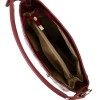Дамска чанта от италианска естествена кожа модел MASSIMA цвят бордо