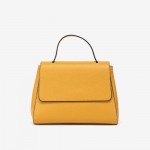 Дамска чанта модел ALISON италианска естествена кожа жълт