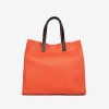 Дамска чанта модел BEATRICE италианска естествена кожа оранжев