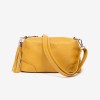 Дамска чанта модел ZOYLA италианска естествена кожа жълт