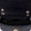 Дамска чанта модел BIANCA италианска естествена кожа тъмно син