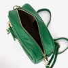 Дамска чанта модел BONI италианска естествена кожа зелен