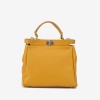 Дамска чанта модел RUDY италианска естествена кожа жълт