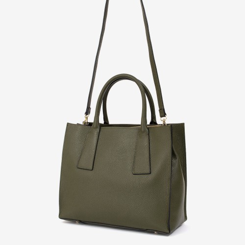 Дамска чанта модел MARGOT италианска естествена кожа зелен