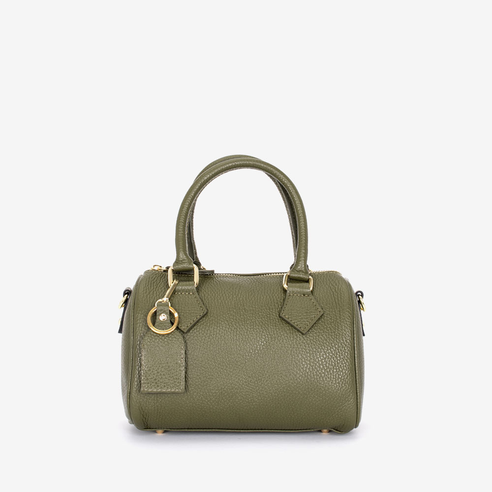 Дамска чанта модел LOREIN италианска естествена кожа зелен
