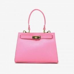Дамска чанта модел CELINE италианска естествена кожа розов