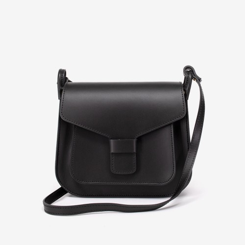 Дамска чанта модел ANABEL италианска естествена кожа черен
