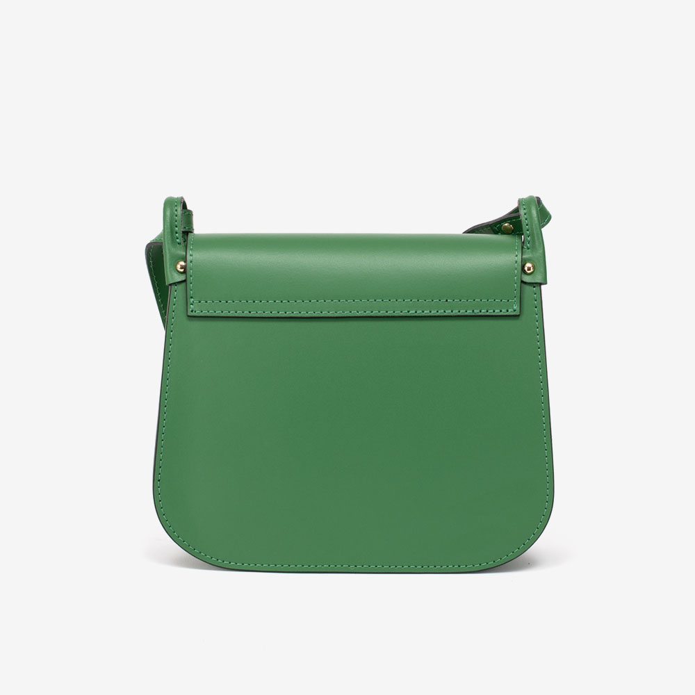 Дамска чанта модел ANABEL италианска естествена кожа зелен