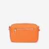 Дамска чанта модел ADINA италианска естествена кожа оранжев