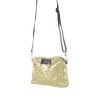 Дамска чанта тип торба от италианска естествена кожа модел REGINA цвят златен