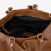 Дамска чанта модел HARPER италианска естествена кожа кафяв