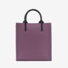 Дамска чанта модел JASMINE италианска естествена кожа лилав