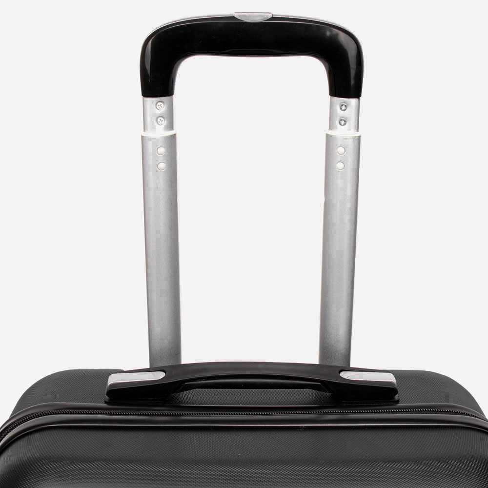 Куфар за ръчен багаж KREAL от ABS с 4 колелца черен