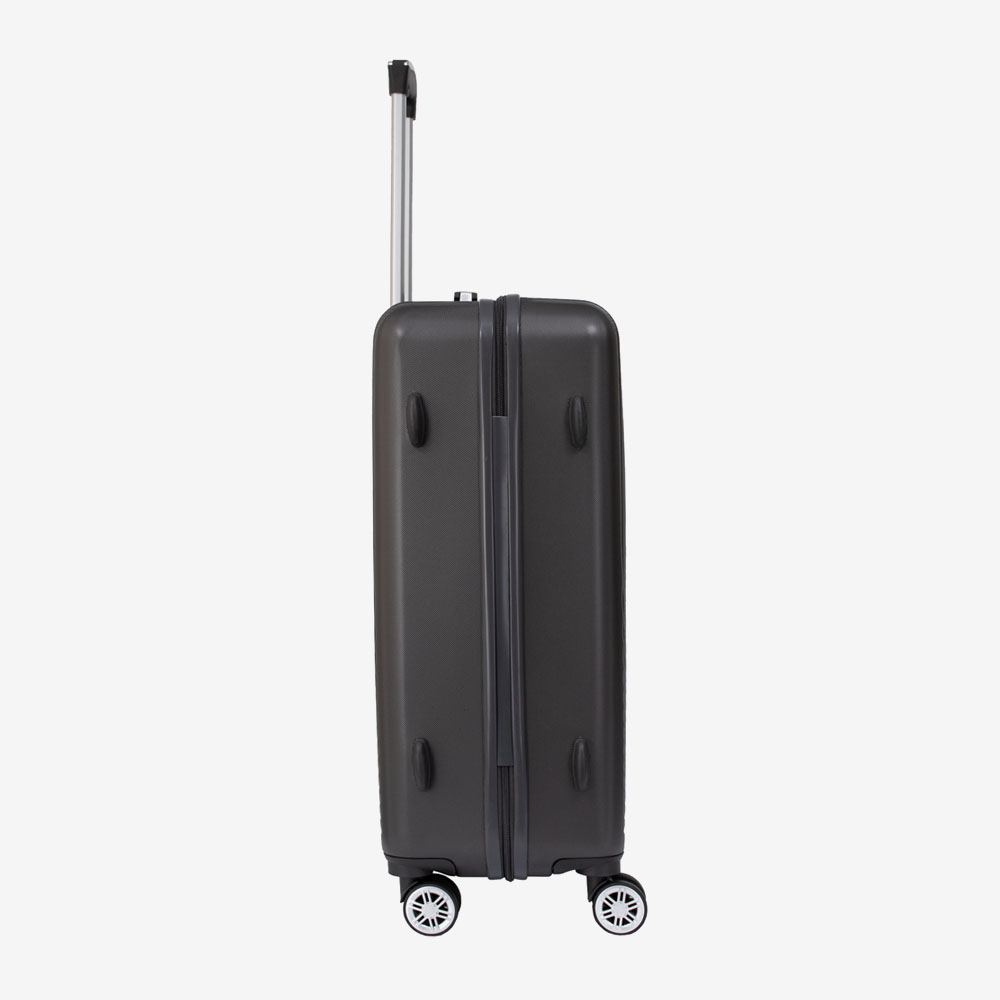 Куфар ENZO NORI модел MALAGA 67 см ABS тъмно сив