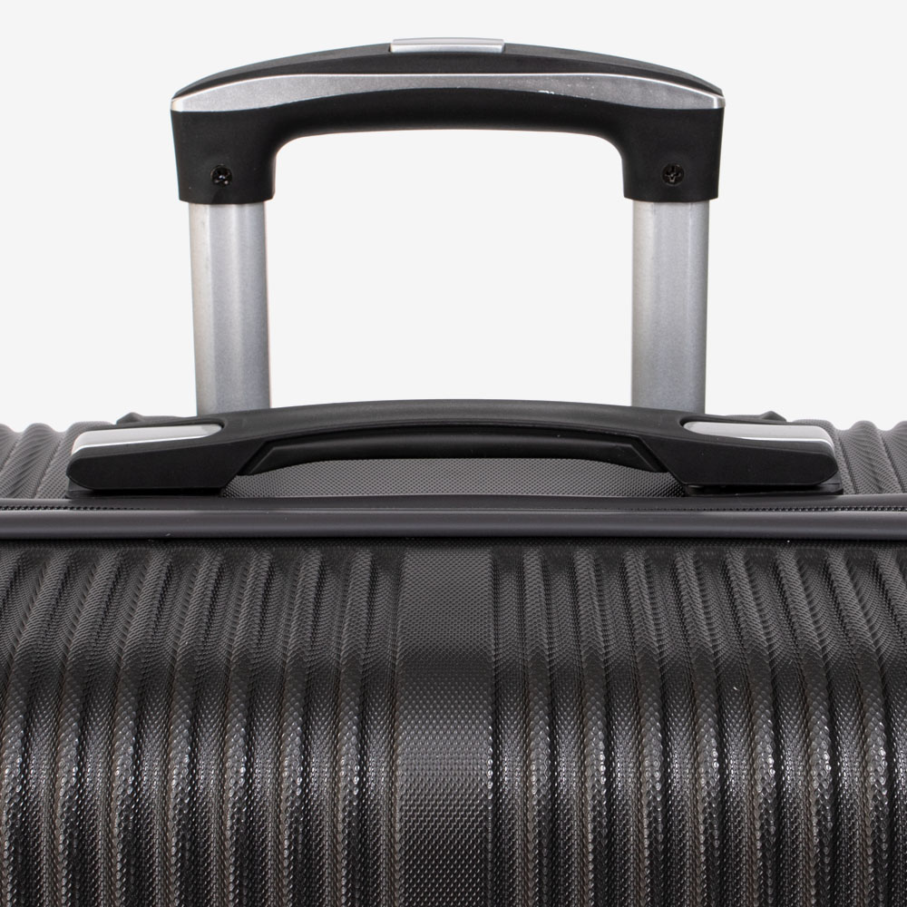 Куфар за ръчен багаж ENZO NORI модел MALAGA 55 см ABS тъмно сив