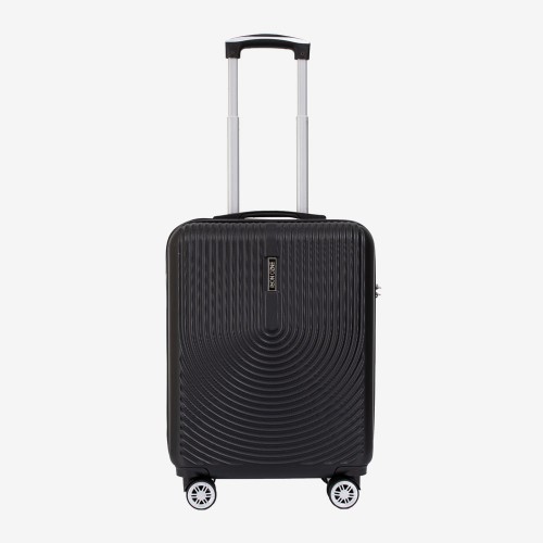 Куфар за ръчен багаж ENZO NORI модел MALAGA-E 55 см с разширение черен