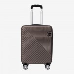 Куфар за ръчен багаж KREAL модел BARI 55 см ABS кафяв