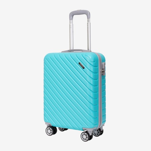 Куфар за ръчен багаж KREAL модел ATINA 55 см ABS светло син