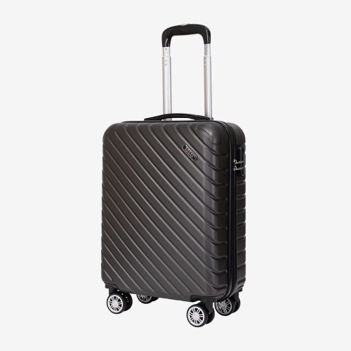 Куфар за ръчен багаж KREAL модел ATINA 55 см ABS тъмно сив