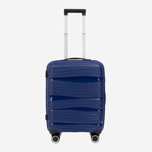 Куфар за ръчен багаж KREAL модел MALTA 57 см полипропилен тъмно син