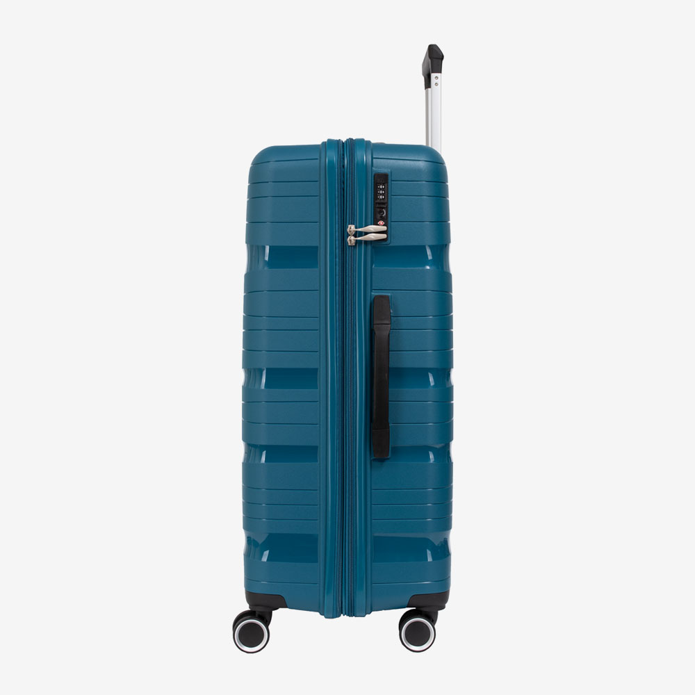 Голям куфар KREAL модел MALTA 75 см полипропилен светло син