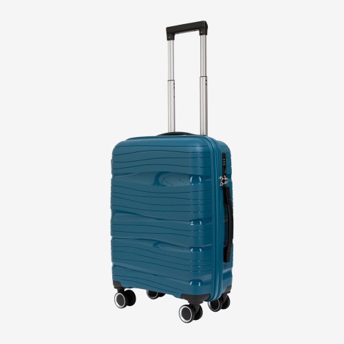 Куфар за ръчен багаж KREAL модел MALTA 57 см полипропилен светло син