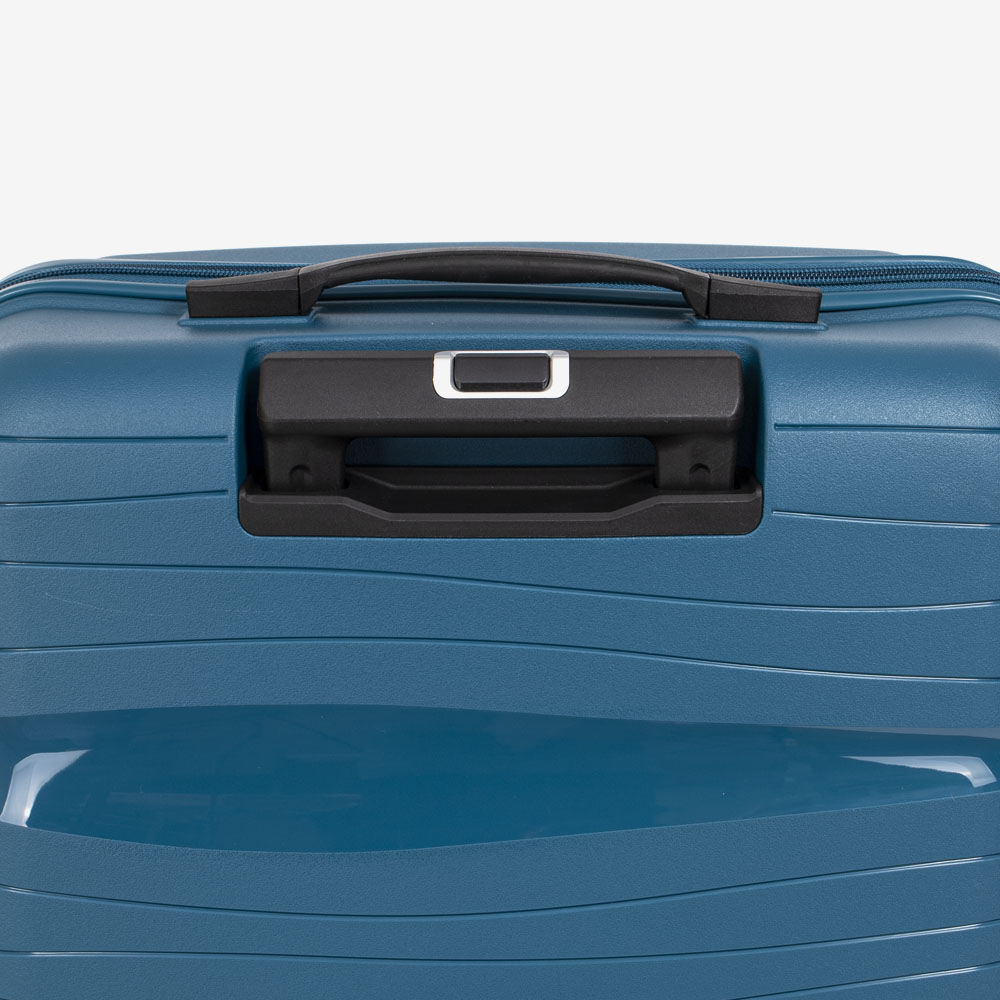 Куфар за ръчен багаж KREAL модел MALTA 55 см полипропилен светло син