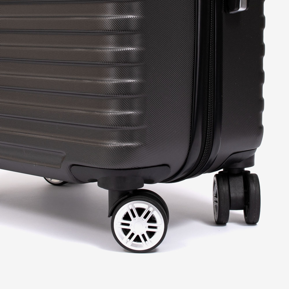 Комплект куфари KREAL модел CAPRI ABS тъмно сив